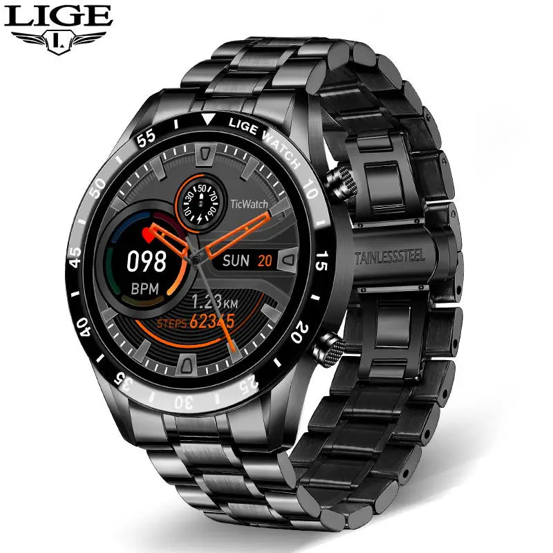 Full Circle Touch Screen Men Smart Watch Android || IOS.