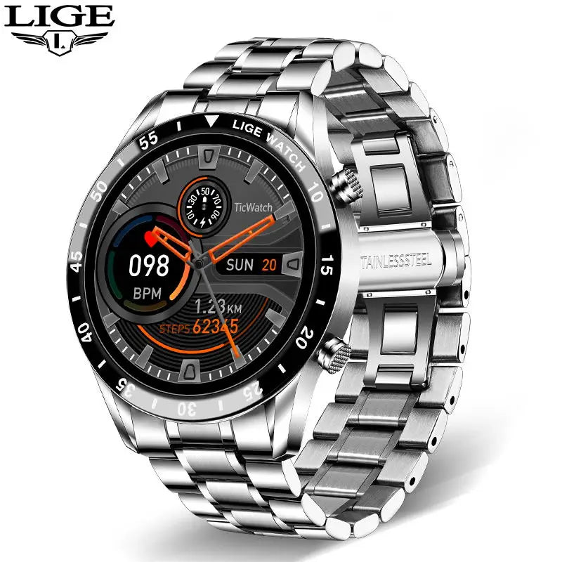 Full Circle Touch Screen Men Smart Watch Android || IOS.