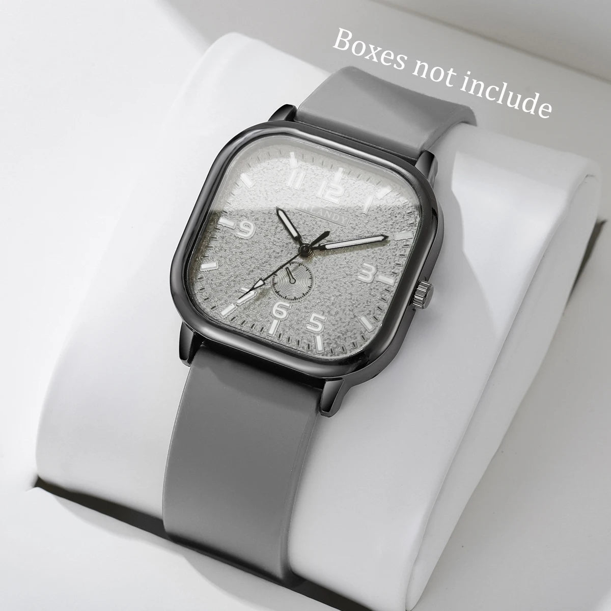 V248 Square Silicone Quartz Watch