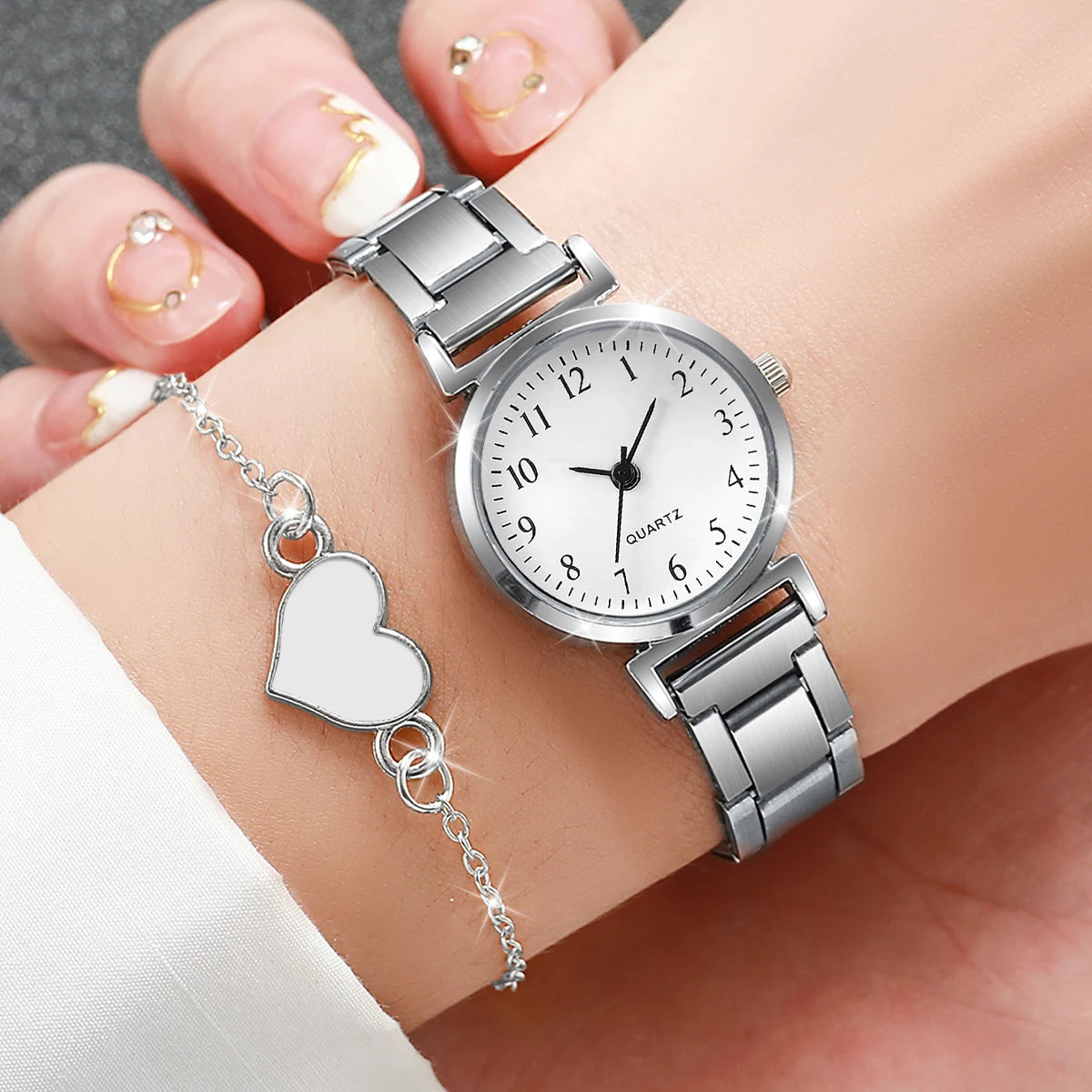 Women’s Square Watch & Bracelet Set