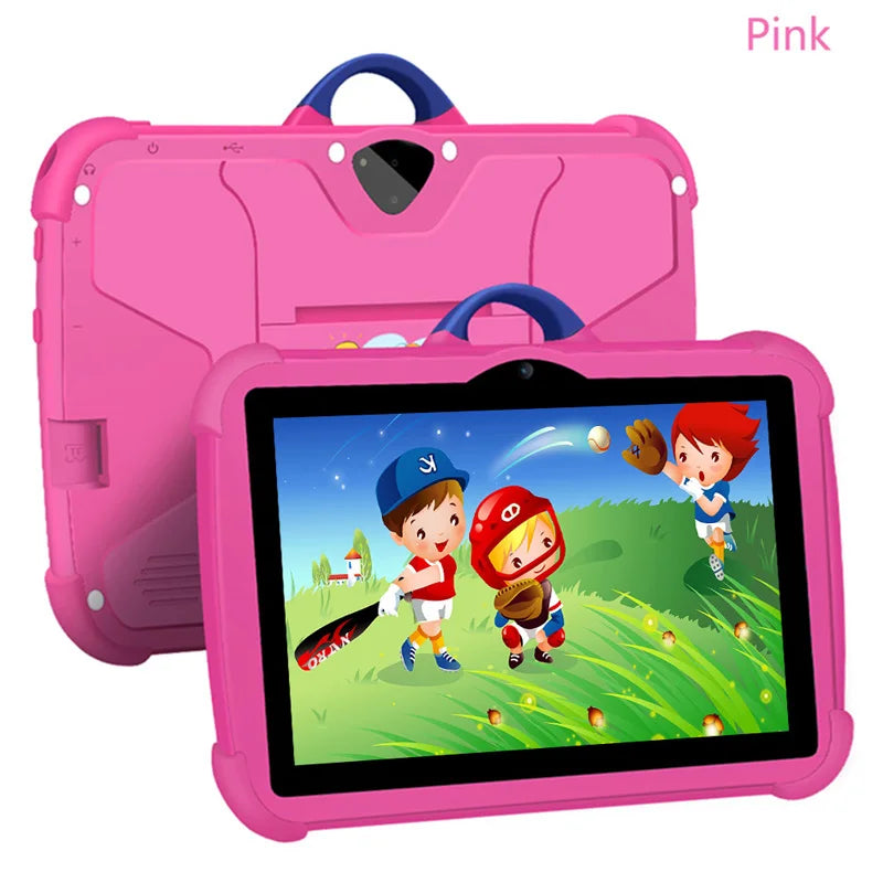 New 5G WIFI 7 Inch Android Kids Tablets Quad Core 4GB RAM 64GB ROM Children's Gifts Tablet PC