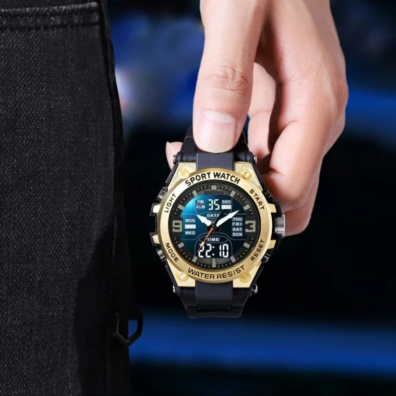 Men’s Digital Sports Watch Analog Display