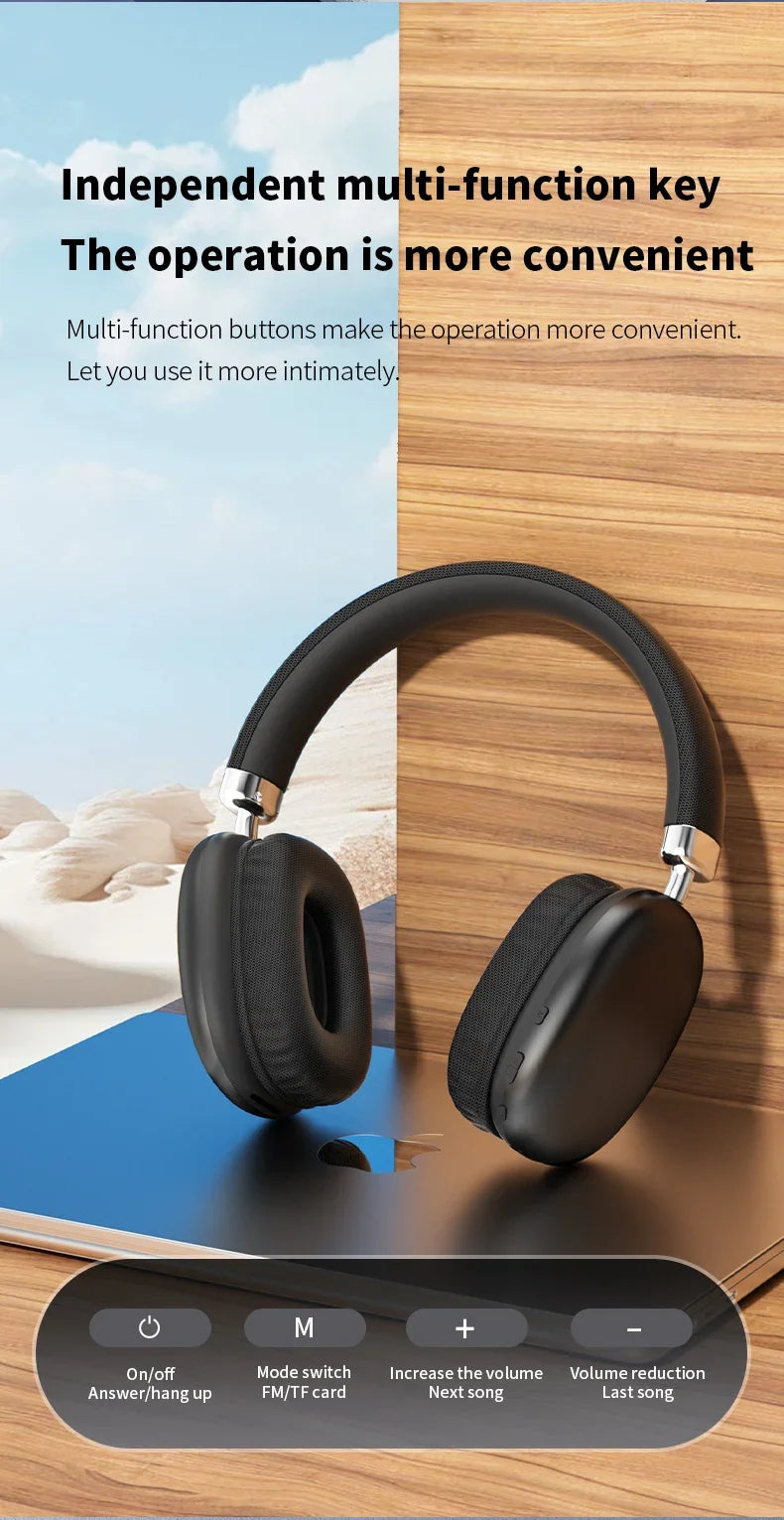 Wireless Bluetooth Over-Ear Headphones