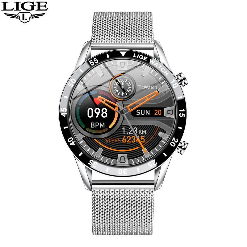 Full Circle Touch Screen Men Smart Watch Android || IOS.