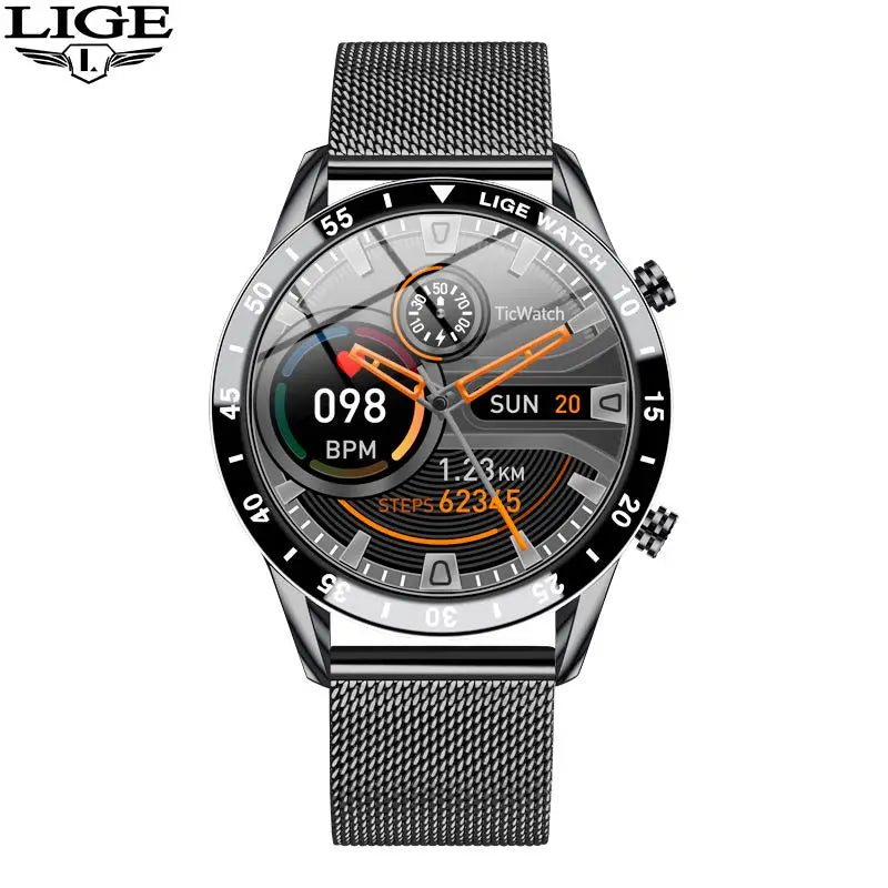 Full Circle Touch Screen Men Smart Watch Android || IOS.