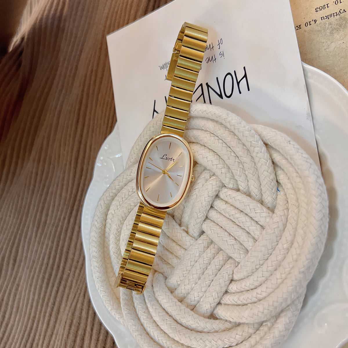 Women’s Gold Bracelet Quartz Watch