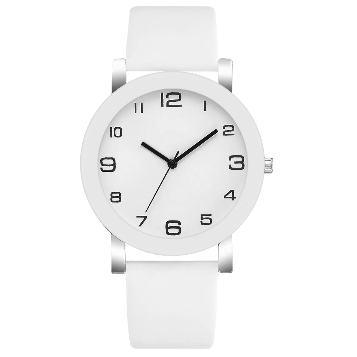 MOONBIFFY Dual Display Quartz Leather Watch