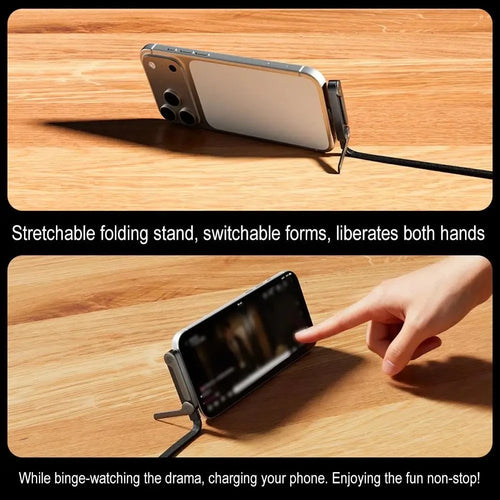 240W Type-C Fast Charging Cable with Stand