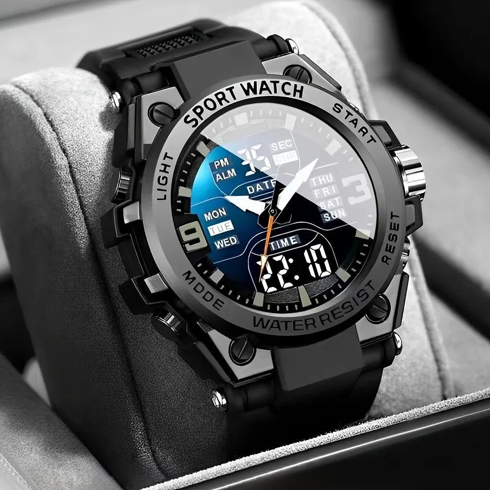 Men’s Digital Sports Watch Analog Display