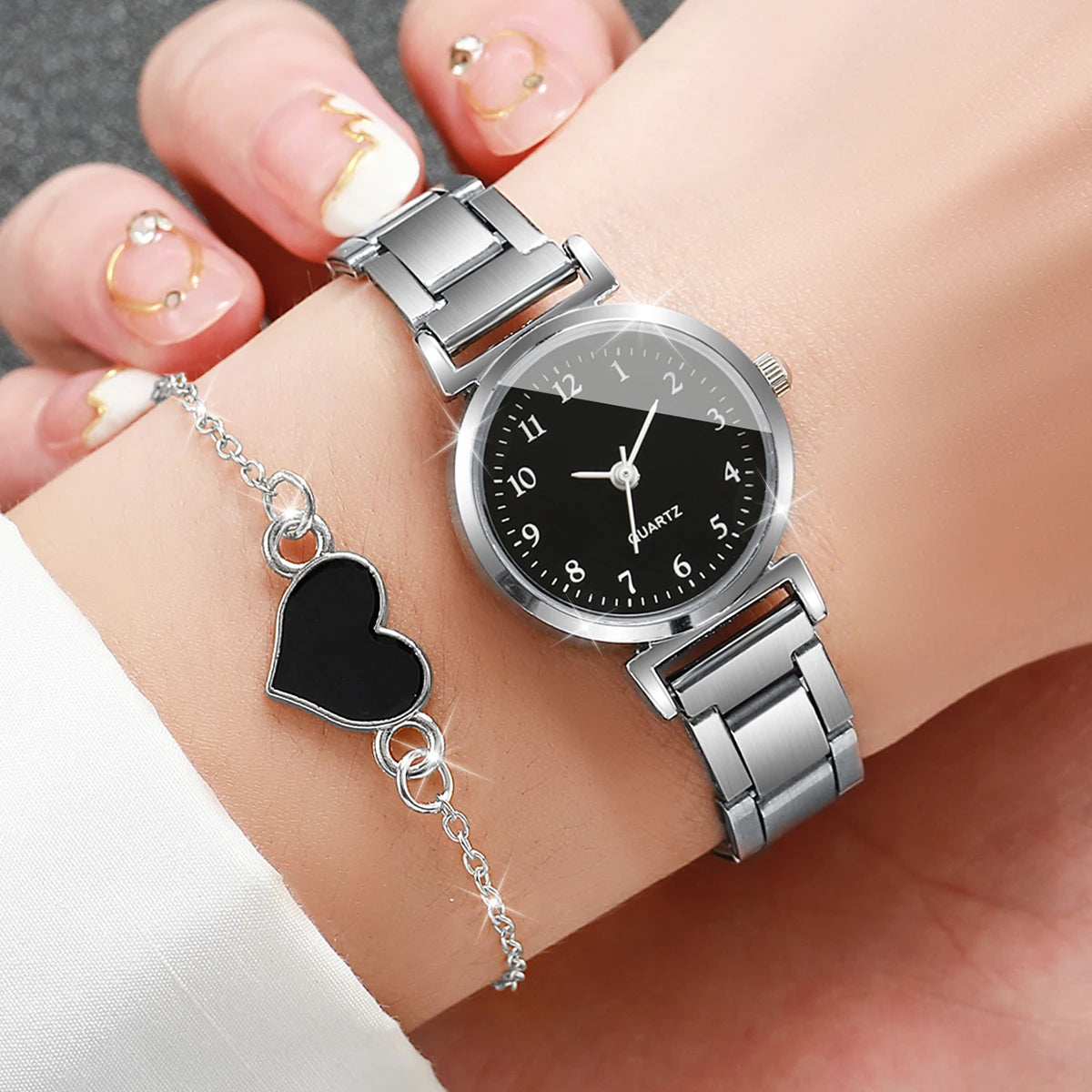 Women’s Square Watch & Bracelet Set