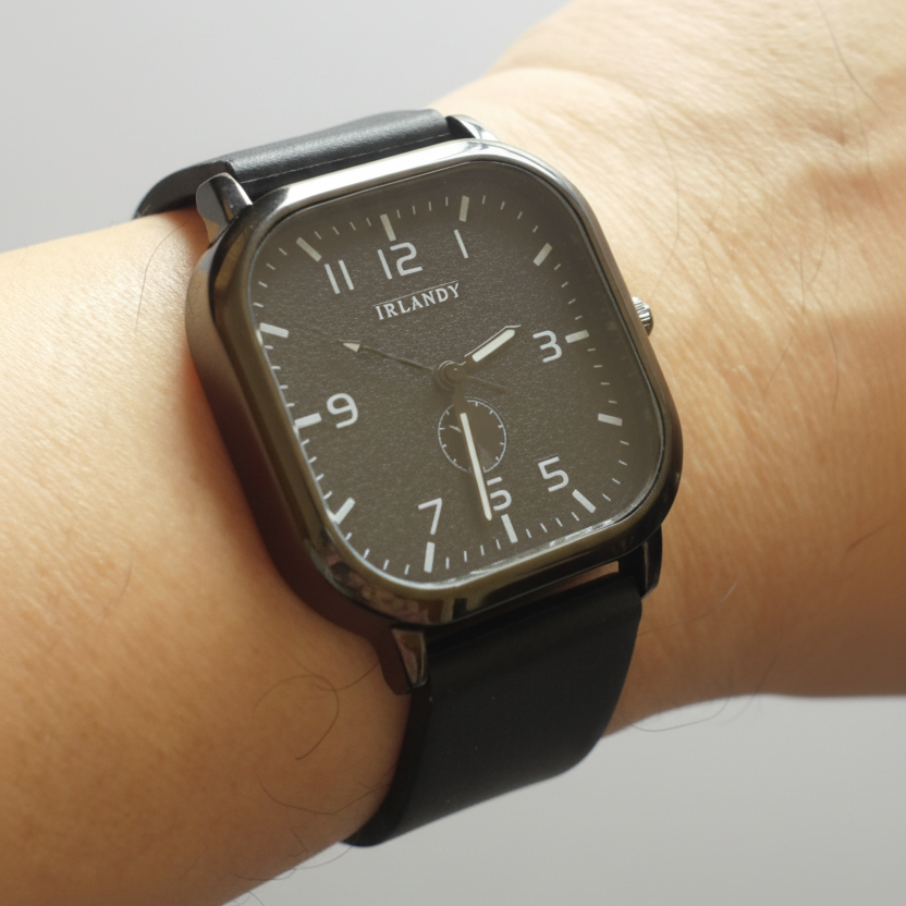 V248 Square Silicone Quartz Watch