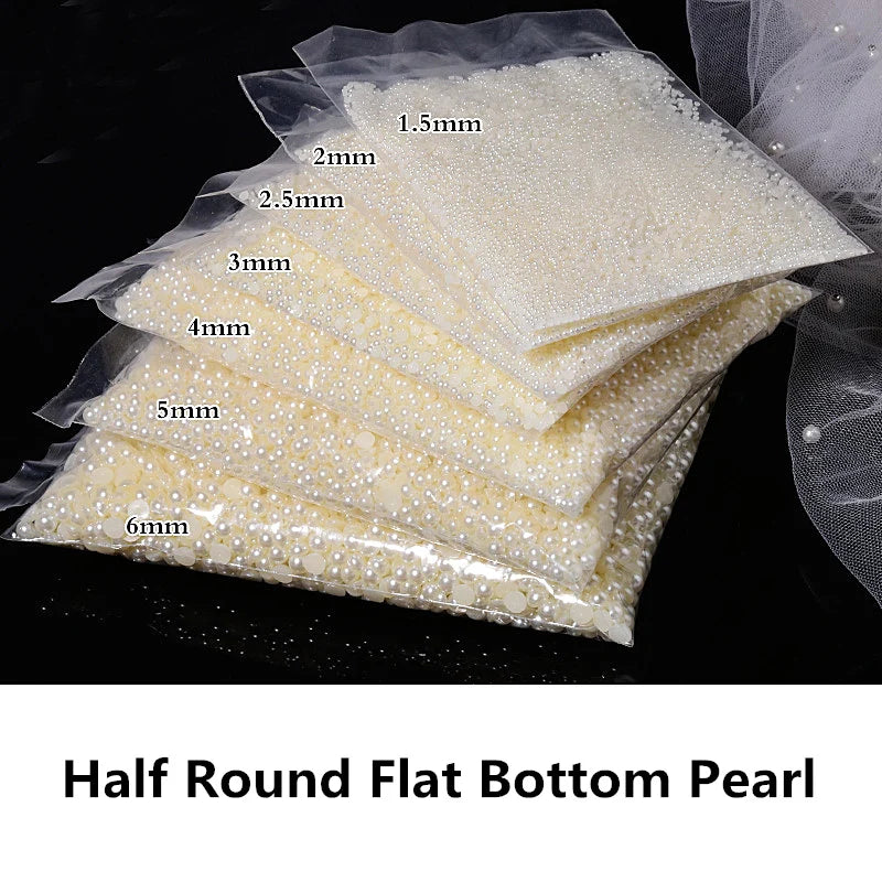 Imitation Pearl Beads for DIY & Nail Art