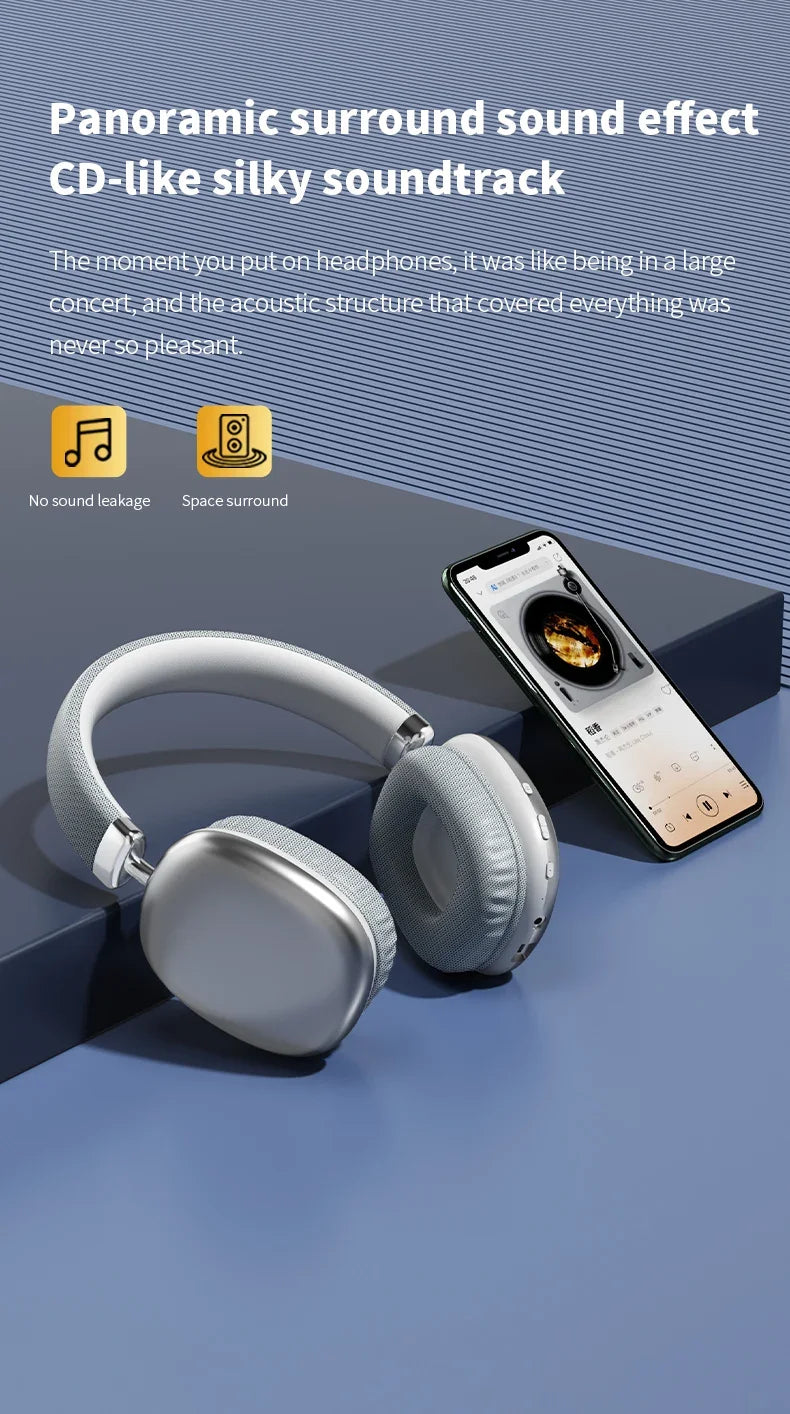 Wireless Bluetooth Over-Ear Headphones